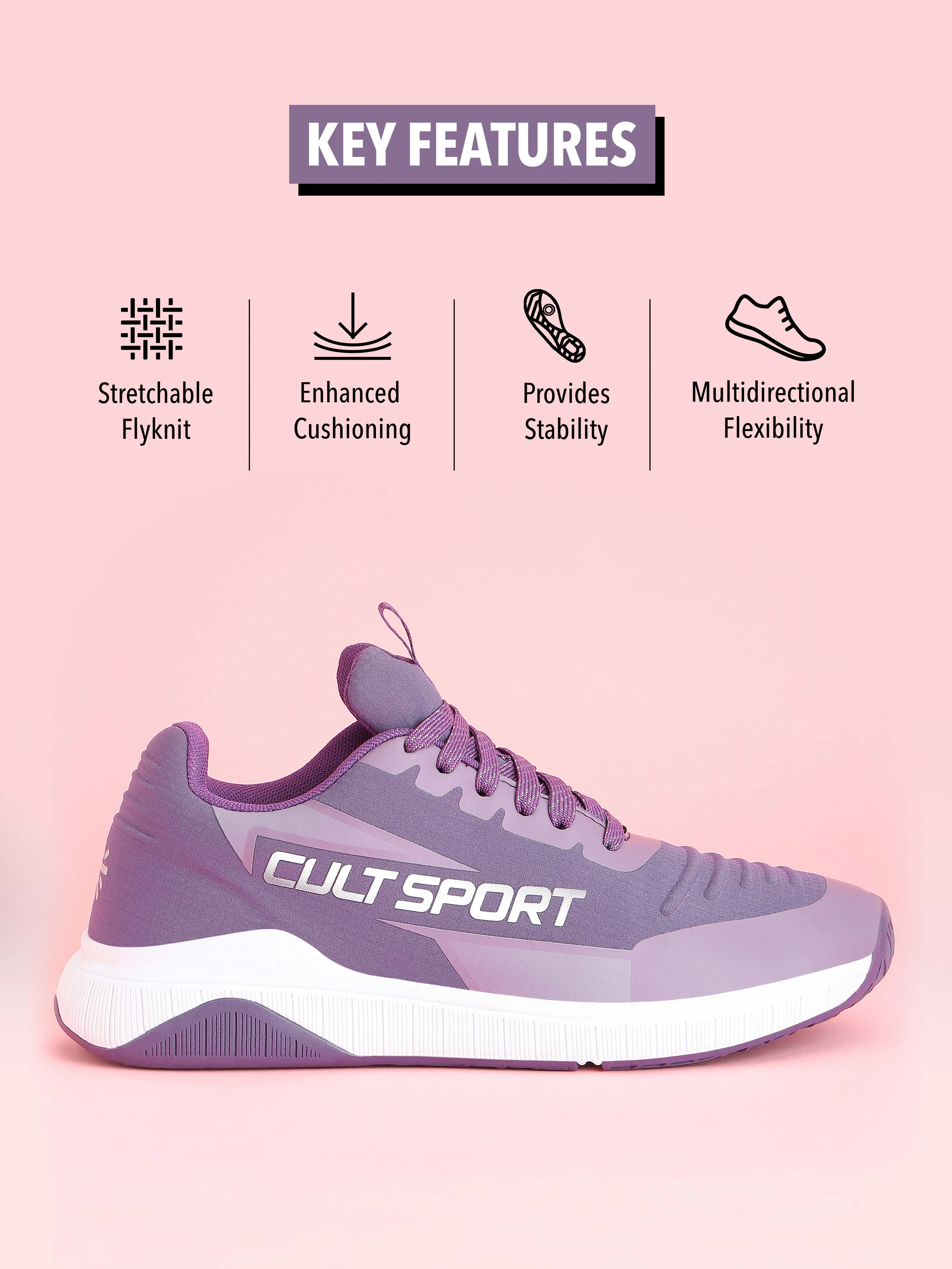 X1 Women Training Shoes - Dark Lavender